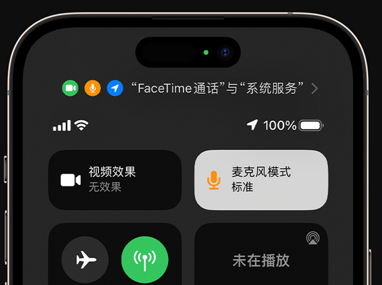 城阳苹果授权维修网点分享iPhone在通话时让你的声音更清晰 