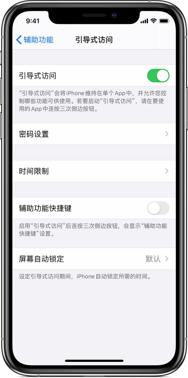 城阳苹果手机维修分享如何在 iPhone 上退出引导式访问 