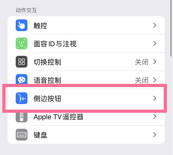 城阳苹果14维修店分享iPhone14 Plus侧键双击下载功能关闭方法 