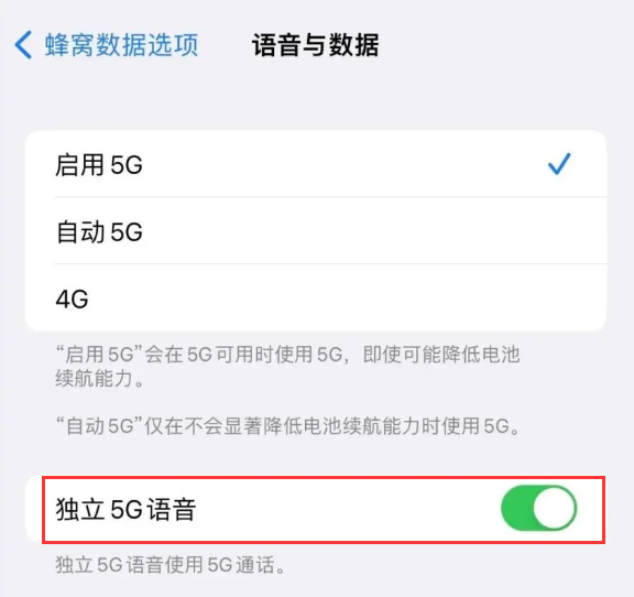 城阳苹果14维修分享iPhone 14 Pro如何开启VoNR 