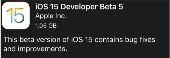 城阳苹果手机维修分享如何升级到iOS15.0 beta5 